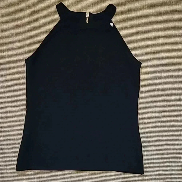 NWOT Gorgeous Eliza  J Cutaway Knit Tank Top Luxe - Black - Size XS - Picture 2 of 8